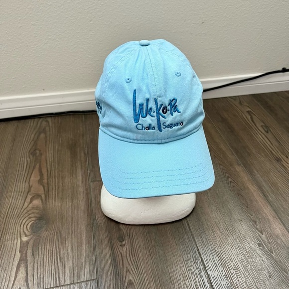 Light Blue Baseball Cap with Embroidered Logo - Picture 1 of 10